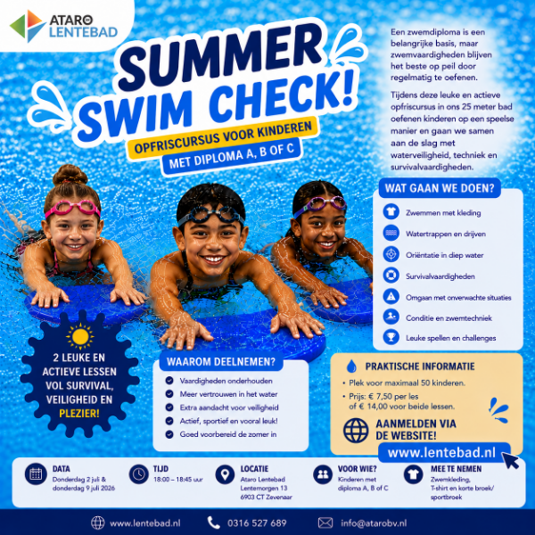 Afbeeldingen van Summer Swim Check - 9 juli