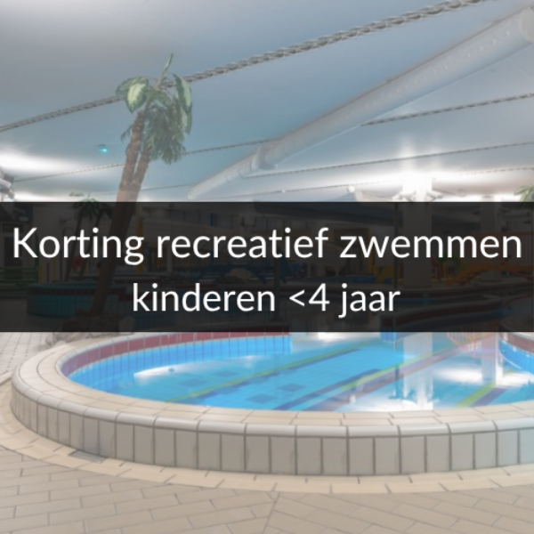 Afbeeldingen van Recreatief Zwemmen <4 jaar - Korting